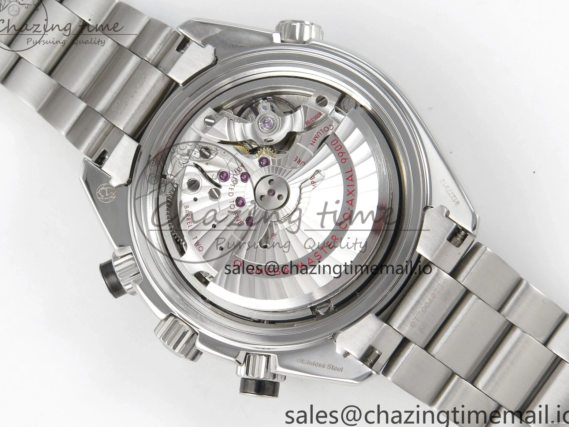 0517 Timeless Planet Ocean 600M Chrono SS VRF 1:1 Best Edition Black Orange Bezel Black Dial on SS Bracelet A 7652